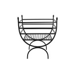 Depozit de lemne DKD Home Decor Negru Oțel 48 x 30 x 57 cm Suport pentru lemne