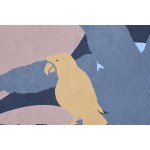 Pânză DKD Home Decor Pânză Lemn MDF 140 x 3,8 x 100 cm (3 Piese)