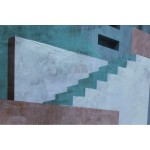 Pânză DKD Home Decor Pânză Lemn MDF 70 x 1,8 x 50 cm