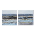 Pânză DKD Home Decor Abstract Modern (80 x 3 x 80 cm) (2 Unități)