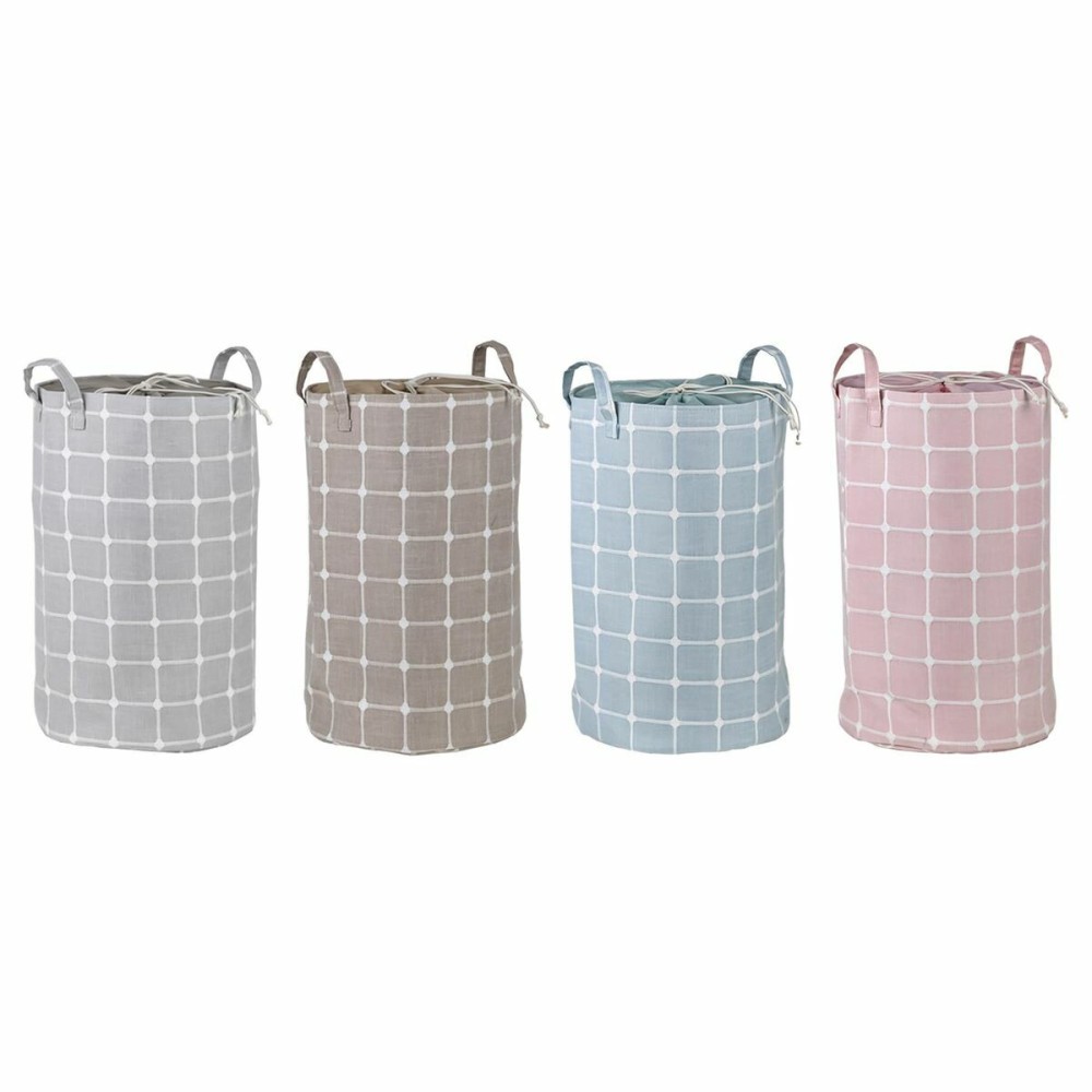 Cutie Decorativă DKD Home Decor 35 x 35 x 55 cm Poliester Cauciuc Eva (4 Piese)