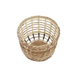 Set de Coșuri DKD Home Decor Maro Natural (3 Piese) (3 Unități)