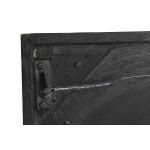 Decorațiune de Perete DKD Home Decor Alb Negru 60 x 6 x 60 cm (2 Unități)