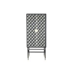 Dulap DKD Home Decor Negru Alb Os Rășină Lemn MDF (75 x 40 x 180 cm)