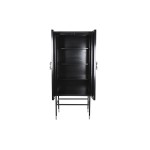 Dulap DKD Home Decor Negru Gri Rășină Os Lemn MDF 75 x 40 x 181 cm
