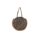 Geantă Damă DKD Home Decor Albastru Negru Natural 36 x 12 x 36 cm (2 Unități)