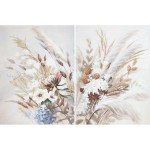 Pânză DKD Home Decor Pin Pânză 90 x 3,7 x 120 cm