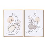 Pânză DKD Home Decor polistiren Pânză 50 x 3,5 x 70 cm