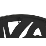 Decorațiune de Perete DKD Home Decor 100 x 1 x 100 cm Negru Buda Oriental (2 Unități)