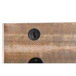 Cuier de perete DKD Home Decor Multicolor Fier Lemn de mango Tropical Frunza a unei plante Lăcuit 38 x 5 x 18 cm (2 Unități)