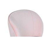 Fotoliu DKD Home Decor Negru Roz deschis Lemn 60 x 70 x 78 cm