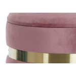 Suport pentru Picioare DKD Home Decor Verde Roz Roșu închis Auriu* Кадифе 36 x 36 x 44 cm (2)