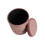 Suport pentru Picioare DKD Home Decor Verde Roz Roșu închis Auriu* Кадифе 36 x 36 x 44 cm (2)