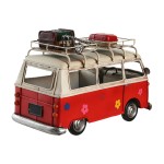 Figură Decorativă DKD Home Decor Roșu Bleumarin Vintage 28 x 14 x 18 cm (2 Unități)