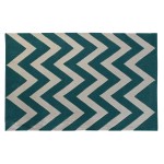 Covor DKD Home Decor Poliester Zig-Zag Bicolor 120 x 180 x 2 cm