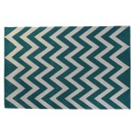 Covor DKD Home Decor 160 x 230 x 2 cm Poliester Zig-Zag Bicolor