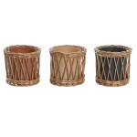Lumânare Parfumată DKD Home Decor Tropical 270 g (3 Unități)