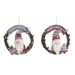 Decorațiune Suspendată DKD Home Decor Multicolor 35 x 9 x 35 cm (2 Unități)