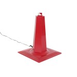 Felinar DKD Home Decor Alb Roșu 30 x 30 x 180 cm