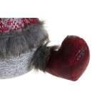 Ornament de Crăciun DKD Home Decor Roșu Gri Ren 27 x 19 x 32 cm (2 Unități)