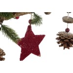 Decorațiune Suspendată DKD Home Decor Multicolor PVC Lemn 47 x 6 x 39 cm (2 Unități)