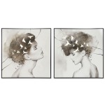 Pânză DKD Home Decor polistiren Pânză 100 x 4 x 100 cm