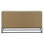 Servantă DKD Home Decor Negru Natural Metal Lemn MDF 120 x 40 x 64 cm