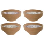 Lumânare Parfumată DKD Home Decor Natural Cottage 250 g (4 Unități)