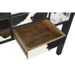 Console Home ESPRIT Piele Lemn de mango 135 x 40 x 94 cm