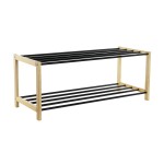 Pantofar Home ESPRIT Negru Natural 80 x 31 x 32 cm