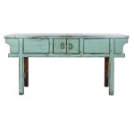 Console Home ESPRIT Turquoise Lemn de ulm 170 x 49 x 88 cm