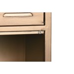 Dulap cu Sertare Home ESPRIT Auriu* Metal Loft 40 x 34 x 139 cm