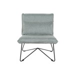 Fotoliu Home ESPRIT Negru Verde Metal 66 x 78 x 75 cm