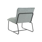 Fotoliu Home ESPRIT Negru Verde Metal 66 x 71 x 77 cm