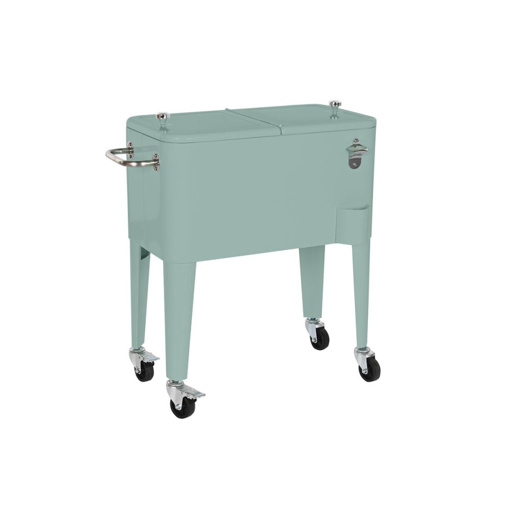 Frigider Portabil Home ESPRIT Verde Oțel polipropilenă 56 L 74 x 43 x 80 cm