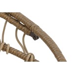 Fotoliu de grădină suspendat Home ESPRIT Maro închis Maro Deschis Aluminiu ratan sintetic 92 x 66 x 119 cm