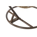 Fotoliu de grădină suspendat Home ESPRIT Maro închis Maro Deschis Aluminiu ratan sintetic 92 x 66 x 119 cm