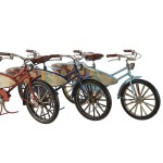 Figură Decorativă Home ESPRIT 27 x 9,5 x 14,5 cm (3 Unități) Bicicletă