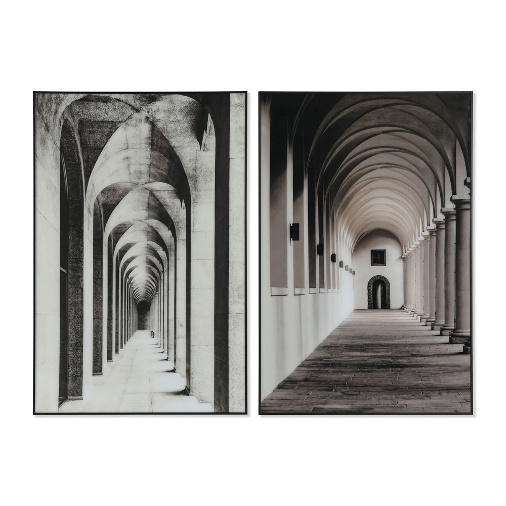 Tablou Home ESPRIT Aluminiu Geam 80 x 2,5 x 120 cm