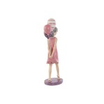 Figură Decorativă Home ESPRIT Roz Mov chica 7 x 11 x 27 cm