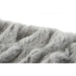 Pătură Home ESPRIT Gri 130 x 170 x 2 cm