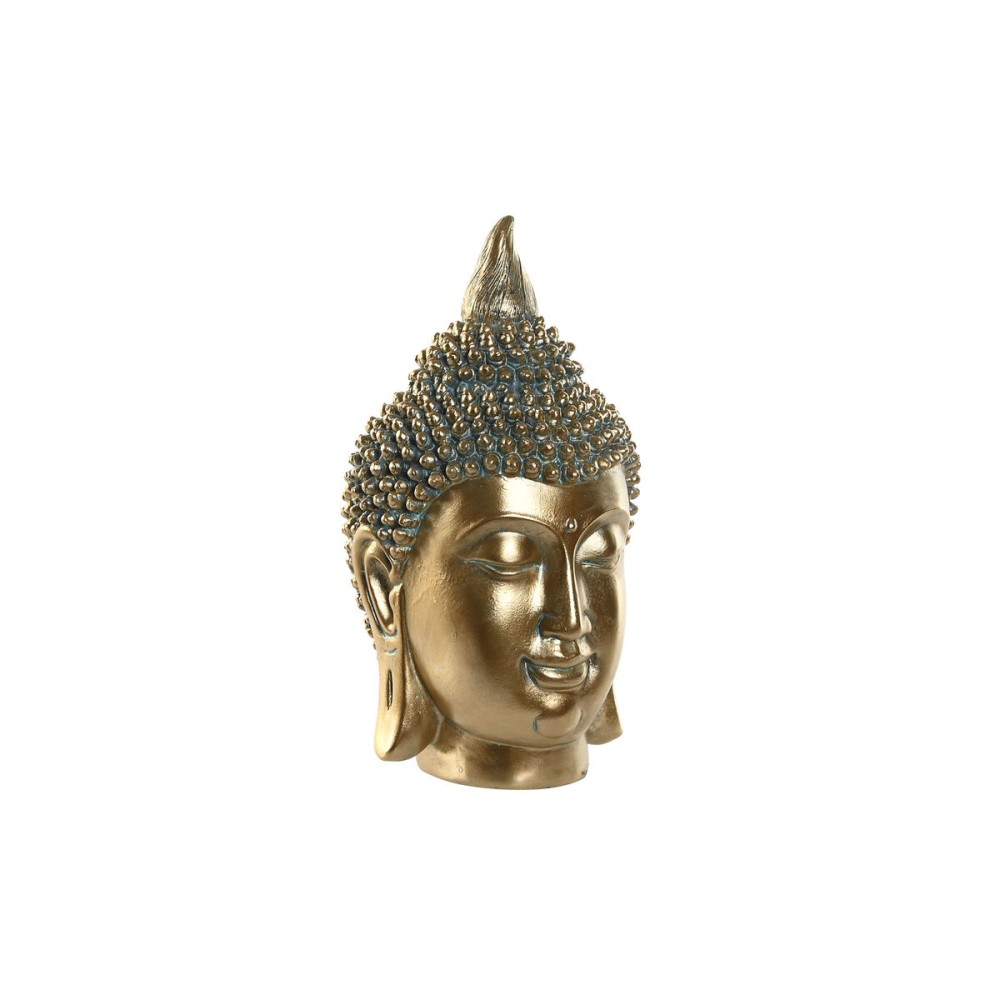 Figură Decorativă Home ESPRIT Auriu* Buda Oriental 16 x 15,5 x 28 cm