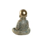 Figură Decorativă Home ESPRIT Auriu* Călugăr Oriental 17 x 13,6 x 21,8 cm