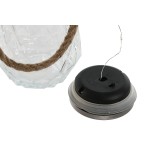 Decorare ușoară Home ESPRIT Transparent Argintiu 11 x 11 x 18 cm