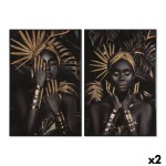 Pânză Home ESPRIT polistiren Pânză 80 x 3,5 x 120 cm