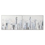 Pânză Home ESPRIT polistiren Pânză 122,3 x 4,5 x 82,3 cm