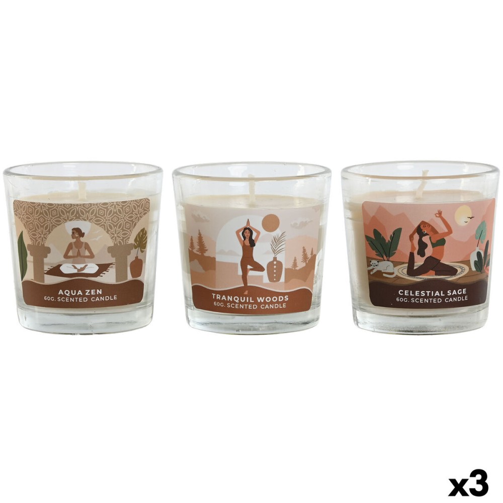 Lumânare Parfumată Home ESPRIT Urban 60 g (3 Unități)