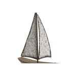Figură Decorativă Home ESPRIT Alb Natural Producător de lumânări Finisaj învechit 35,3 x 8 x 46,5 cm