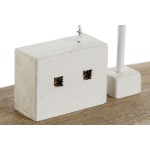 Figură Decorativă Home ESPRIT Alb Natural Producător de lumânări Marinar Finisaj învechit 54 x 15 x 61,5 cm