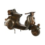 Figură Decorativă Home ESPRIT Șampanie Argintiu Vespa Vintage 28 x 11 x 17 cm